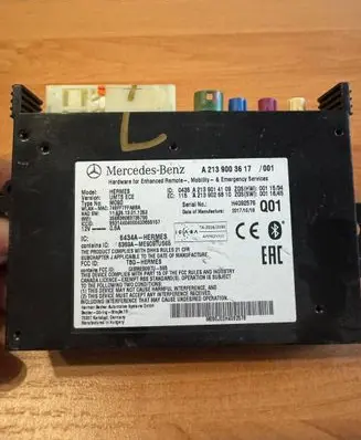 Mercedes-Benz E W213 Bluetooth control unit module A2139003617 A2139014109