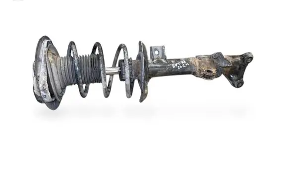 Front shock absorber with coil spring