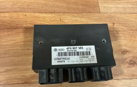 Audi A6 S6 C6 4F Tow bar trailer control unit/module 4F0907383 4F0910383 A0030000G