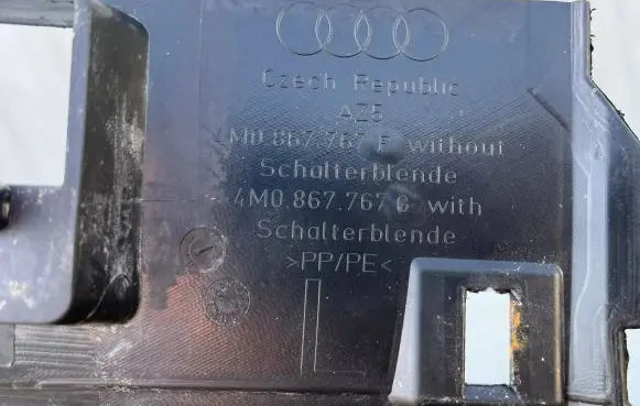 Audi Q7 4M (A) pillar trim 4M0867767F 4M0867767G