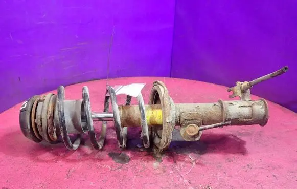 Front shock absorber with coil spring