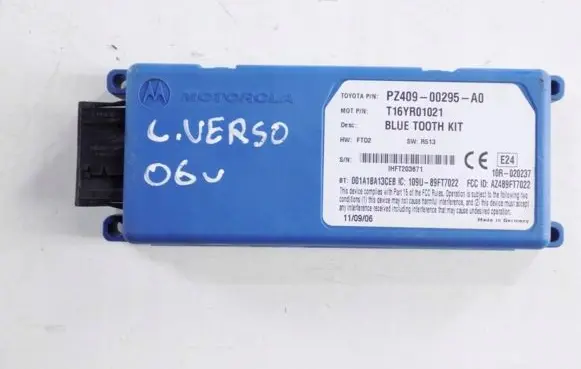 Toyota Corolla Verso AR10 Bluetooth control unit module PZ40900295A0