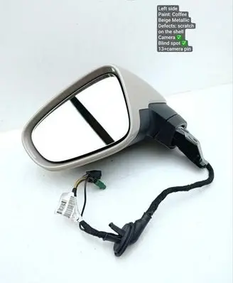 Porsche Taycan 9J1 Front door electric wing mirror 992972235
