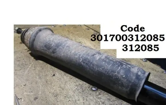 Mitsubishi Space Wagon Rear shock absorber/damper 301700312085 312085