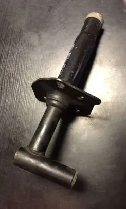 Front bumper shock/impact absorber