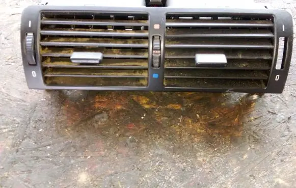 BMW 3 E46 Dash center air vent grill 8391179