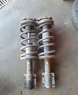 Peugeot Boxer Front shock absorber with coil spring