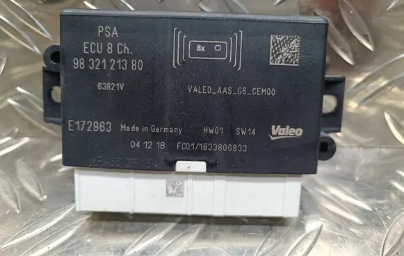 Citroen DS7 Crossback Parking PDC control unit/module 9832121380 E172963 63821V