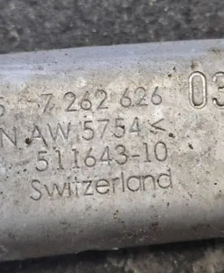 BMW 4 F36 Gran coupe Other under body part 7262626 51164310 K5754