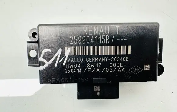 Renault Captur Parking PDC control unit/module 259904115R 303406 PA66GF15