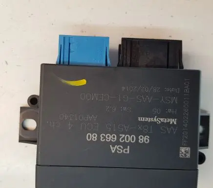 Peugeot 3008 I Parking PDC control unit/module 9800266380