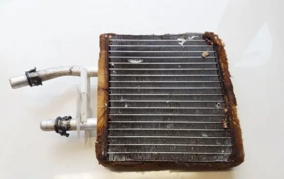 Heater blower radiator