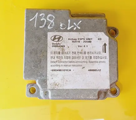 Hyundai Elantra Airbag control unit/module 95910-2D500