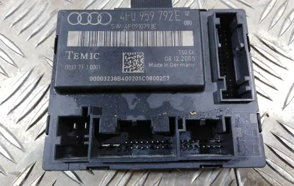 Audi A6 S6 C6 4F Door control unit/module 4F0959792E 4F0910793E