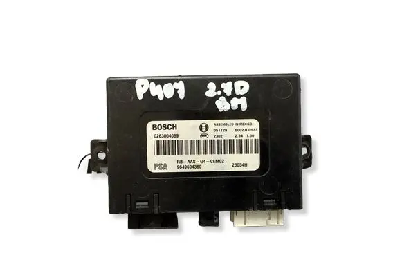 Peugeot 407 Parking PDC control unit/module 9649604380 0263004089 6002JC0533