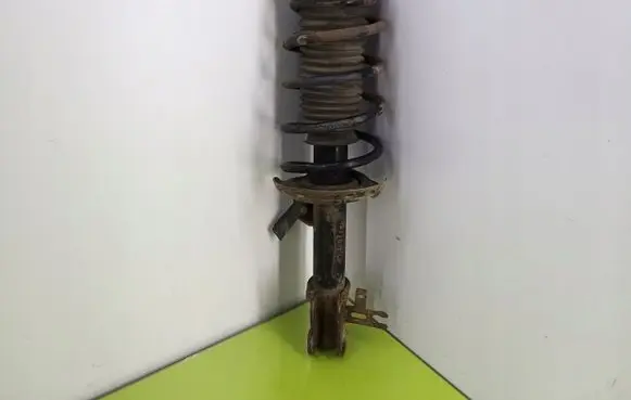 Opel Astra G Front shock absorber with coil spring