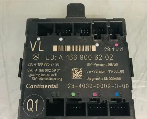 Mercedes-Benz GL X166 Door control unit/module A1669006202 1669006202 A1668202726
