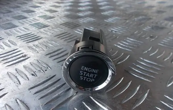 Toyota C-HR I Engine start stop button switch