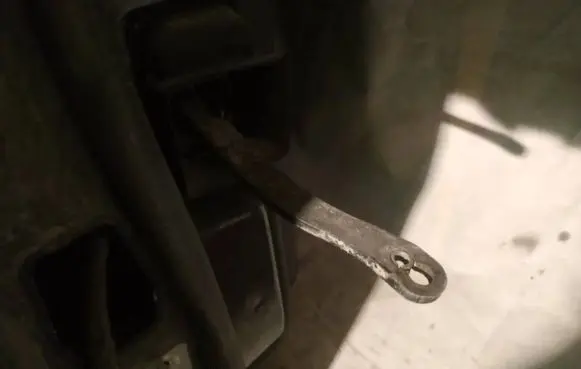 BMW 7 E38 Rear door check strap stopper