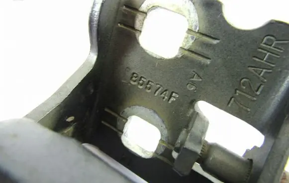 Front door hinge set
