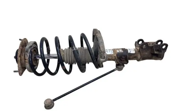 Front shock absorber with coil spring