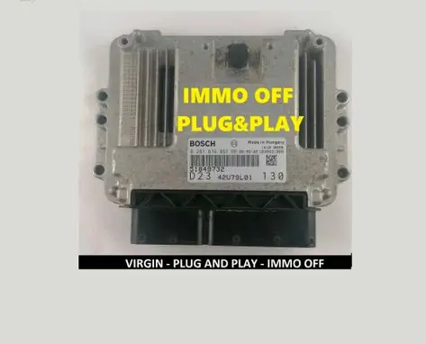 Fiat Ducato Engine control unit/module ECU 51849732 0281016051 42U79L01