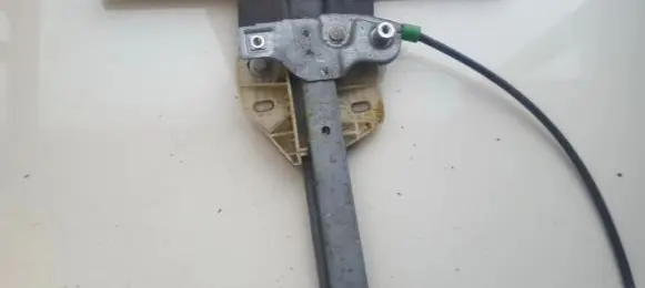 Sliding door window regulator with motor