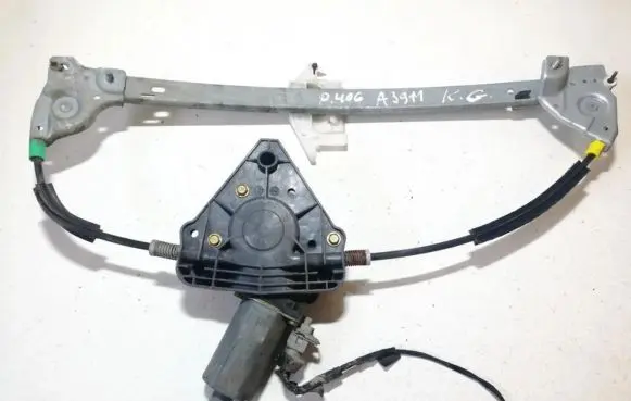 Sliding door window regulator with motor