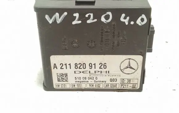 Mercedes-Benz E W211 Alarm control unit/module A2118209126 510080420