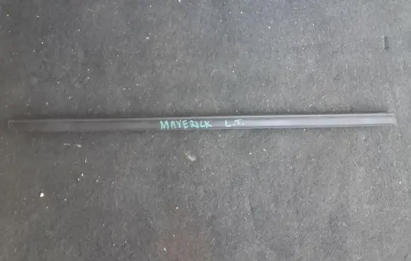 Ford Maverick Rear door windshield rail 