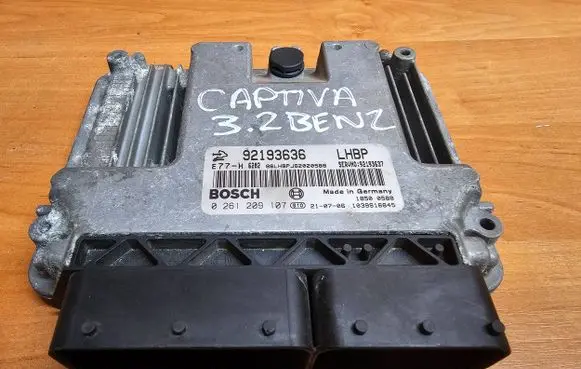 Chevrolet Captiva Engine control unit/module 92193636 0261209107 1039S16645