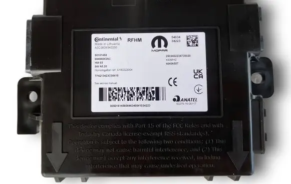 Jeep Compass Central body control module 68498043AC