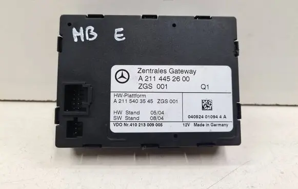 Mercedes-Benz E W211 Gateway control module A2114452600 A2115403545 410213009005
