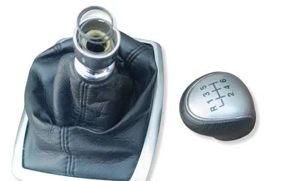 Ford Kuga I Gear lever shifter trim leather/knob 7M5177289