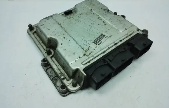 Citroen C4 I Engine control unit/module 0281010595 9642014980
