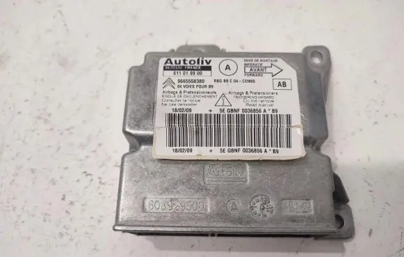 Citroen Berlingo Airbag control unit/module 9665558380