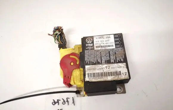 Volkswagen PASSAT B6 Airbag control unit/module 3c0909605f