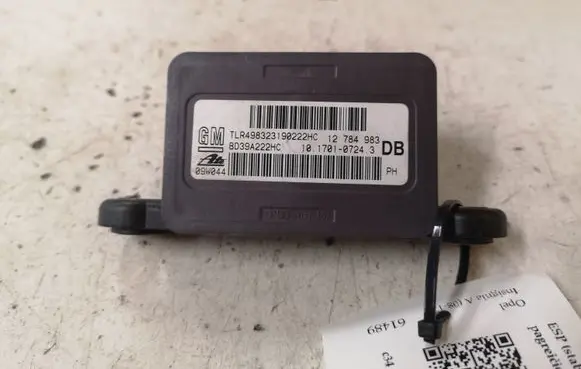 Opel Insignia A ESP acceleration yaw rate sensor 10170107243 12784983 BD39A222HC