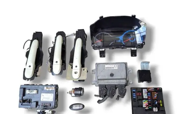 Engine ECU kit and lock set