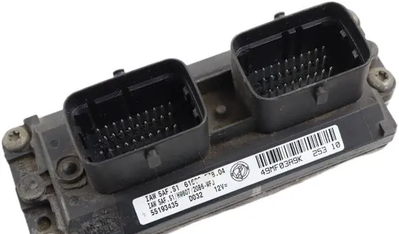 Fiat Panda II Engine control unit/module 55193435 IAW5AFS1 49MF03A9K