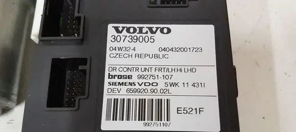 Volvo V50 Front door window regulator motor 30739005 992745100