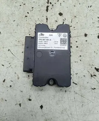 Volkswagen Touareg II Hand brake control module 7P0907801E 10095129043 28551025093