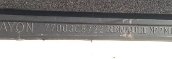 Renault Kangoo I Number plate light 7700308722