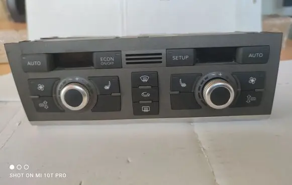 Audi A6 S6 C6 4F Climate control unit 4F1820043J 4F0910043 5HB008833
