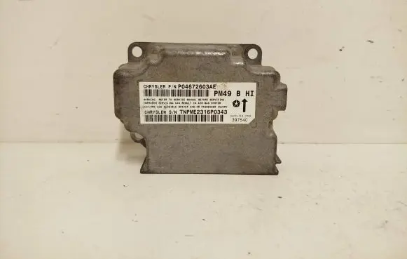 Dodge Caliber Airbag control unit/module P04672603AE 39754C TNFME2316P0343