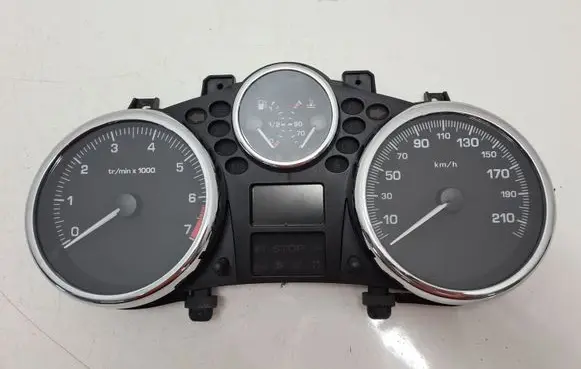 Peugeot 206+ Speedometer (instrument cluster) 9673799480 503001916301