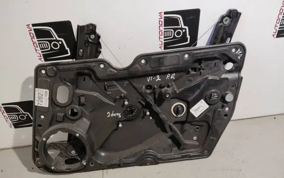 Volkswagen Golf VI Front window lifting mechanism without motor 5K1837730P 915816105 5K0837462B