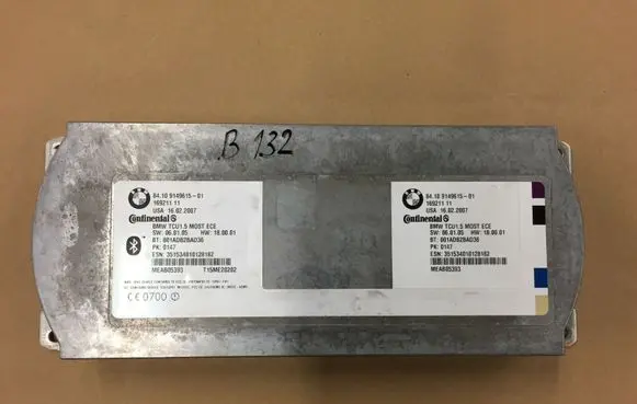 BMW 5 E60 E61 Bluetooth control unit module 9149614