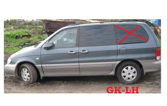 KIA Carnival Rear side window 43R000386