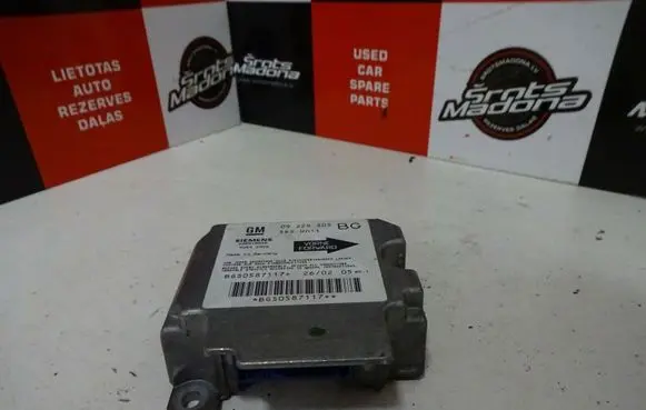 Opel Zafira A Airbag control unit/module 09229303